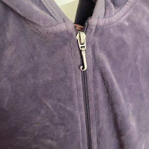 VINTAGE JUICY COUTURE ZIP UP VELVET